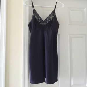 Victoria's Secret Lace Motif Purple Chemise